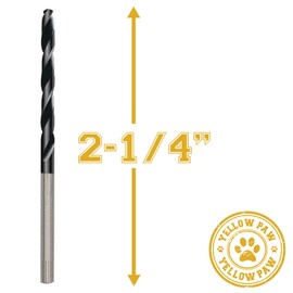 3/32 Inch Drill Bit (3 Pack) Industrial Grade M35 Cobalt Titanium Aluminum Nitrite - 3/32" Diameter & Total Length of 2-1/4" with Working Length of 1-1/4" Easily Drill Into Metal, Steel, & Aluminum