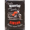 Geschenkeparadies 24 Decorative Tin Sign 20 x 30 cm Despite