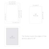 A4 Size PLAIN Paper Frame - White Monolike Plain Paper