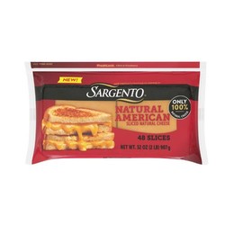 Sargento Natural American Cheese Slices, 2 lbs.