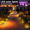 Solar Powered Ground Lights 8 Pack,IP68 Waterproof Outdoor LED Disk