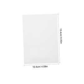 DOITOOL 100pcs Self-Sealing Laminating Sheets for Photos and Documents PVC Transparent Protective Film Non-Reflective Easy to Use for Projects and Office Use