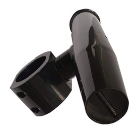 Galaxy Single Black Fishing Rod Pole Holder Mount Bracket for Boat Tower, T-Top