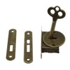 yukata Bronze Antique Box Locks Piano Lock Desk Locks for