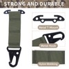 2 Pcs Tactical Gear Clip T-Mount Molle Clip Molle Bag