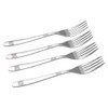 Callyne 12-Piece Dinner Forks, Stainless Steel Kitchen Table Fork, F