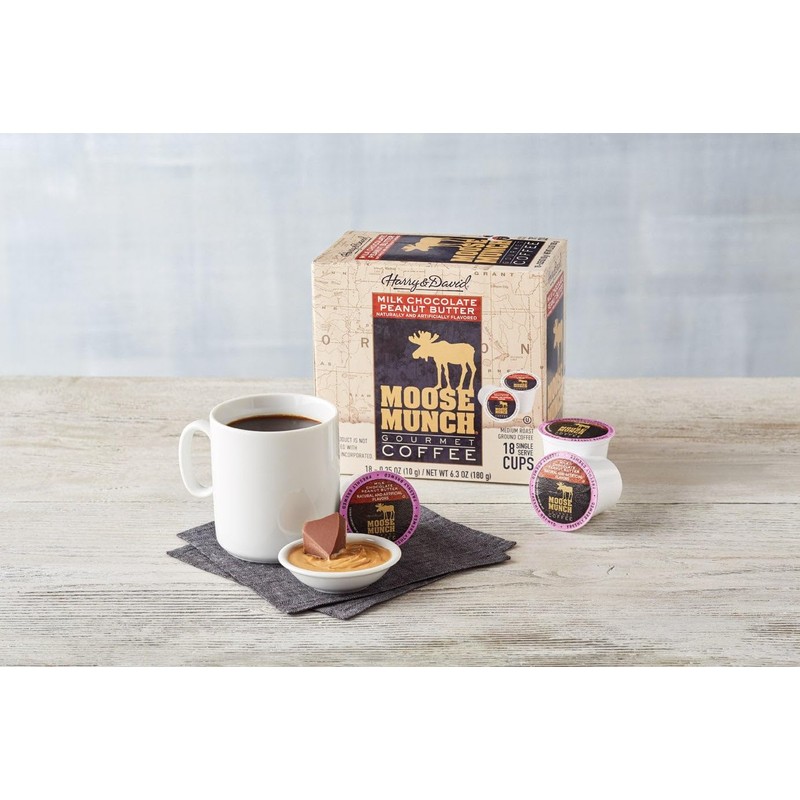 Moose Munch Milk Chocolate Peanut Butter Single-Serve Coffee by Harry