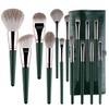 Makeup Brushes Tool Kit 14PCS Green Professional Makeup Brush Set