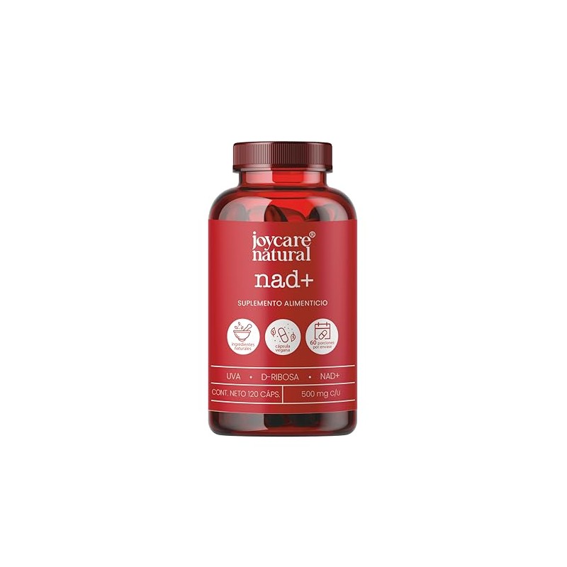 JOYCARE NATURAL NAD+ 120 Cápsulas, Suplemento Alimenticio, Nicotinamida Adenina Dinucleótido