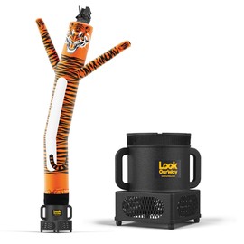 LookOurWay Air Dancers Wacky Waving Inflatable Tube Man - 7ft Tall Inflatable Dancing Man with Weather-Resitant Blower for Business Advertising - Mascot Character Animal Themed - Tiger