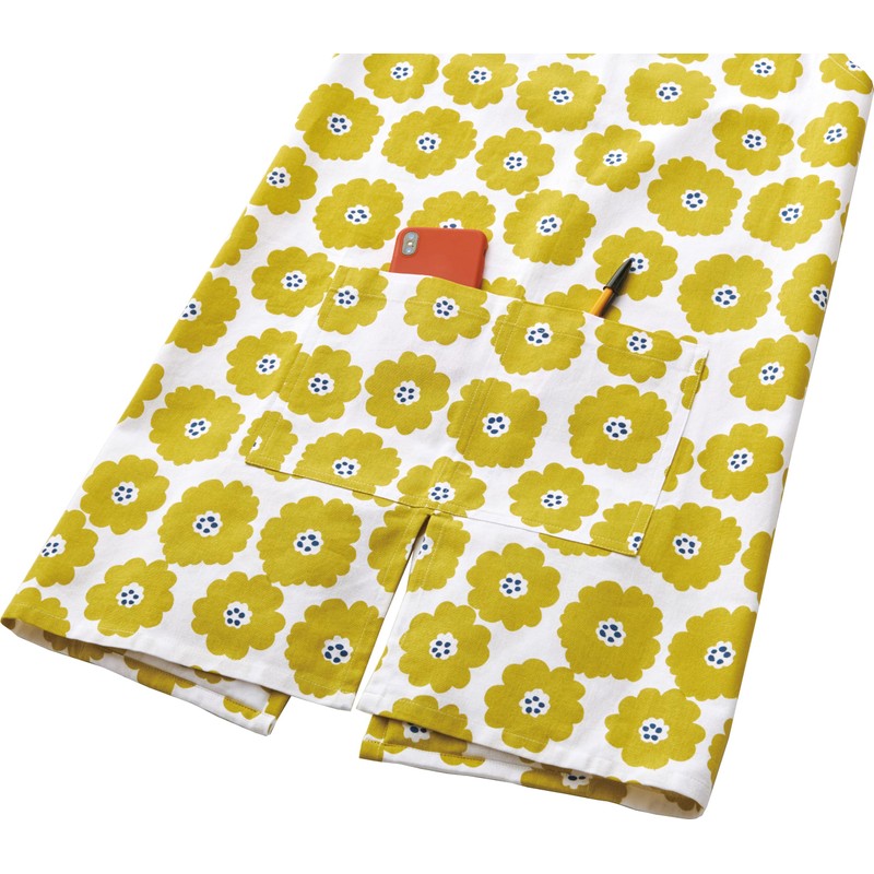 REP Heather Apron, Gray, Approx. H 28.7 x W 39.4