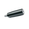 MaKoen Cylinder Handle M6 with Rotating Steel Axle Removable Black