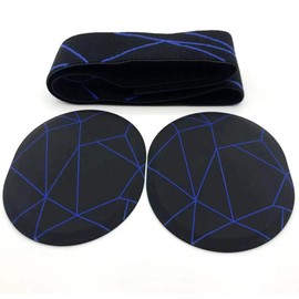 2 in 1 Magnet Cover with Headband for SteelSeries Arctis Pro High Fidelity Gaming Headset/SteelSeries Arctis Pro Wireless Gaming Headset (Blue line)