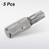 sourcing map 5pcs T27 Torx Screwdriver Bit 1/4" Hex Shank