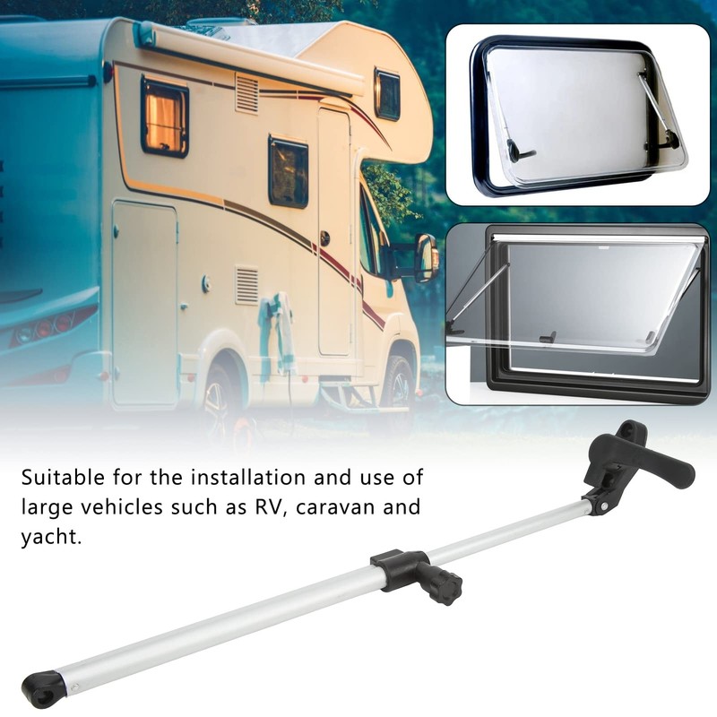 AOWINHIT 2pcs RV Window Support Rod Telescopic Aluminium Alloy for