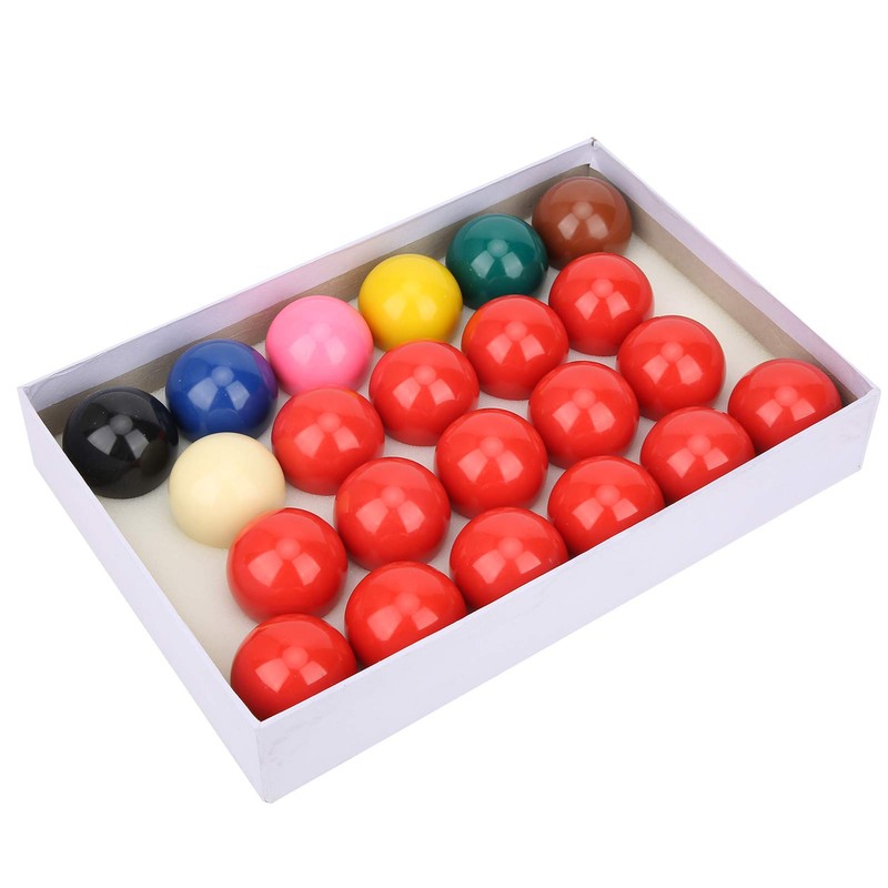 Snooker Balls Set, 22-Piece Tournament Weight (141g) 52.5mm Phenolic Resin