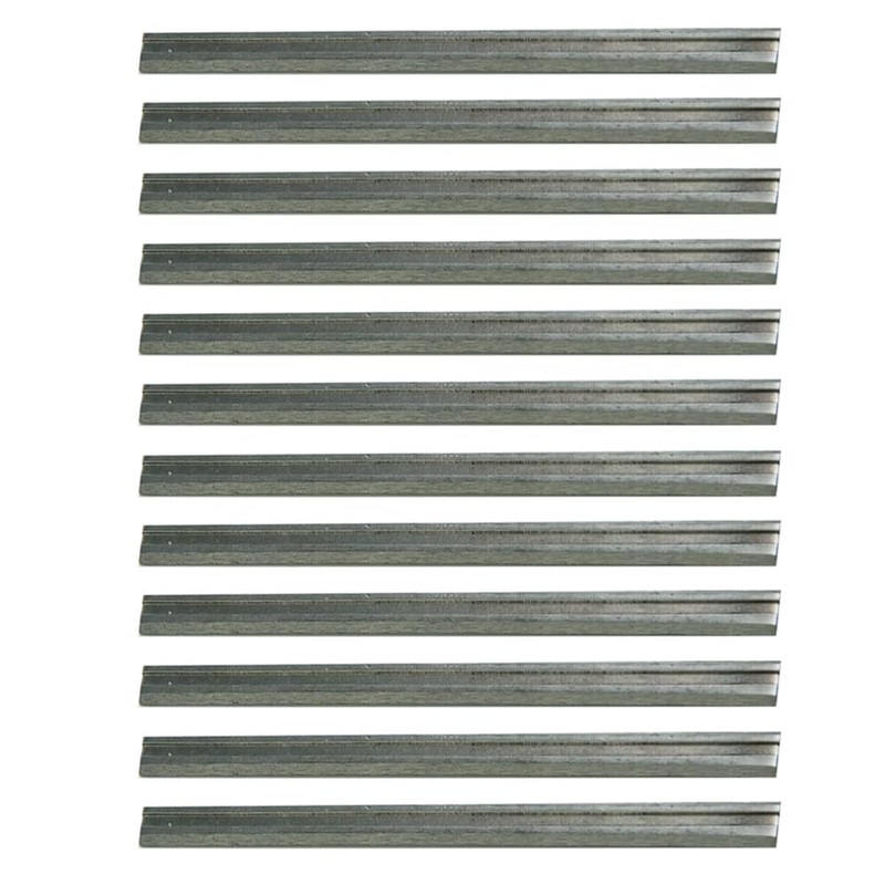 20 PCS Reversible Electric Planer Blades 82mm, Durable Stainless Steel