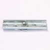 Bstinay Dia 24mm Steel Silver Sliding Track Roller Hanging Double
