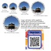 Kaaba Porthole Wall Stickers, Mecca Islamic Wall art Decals Removable