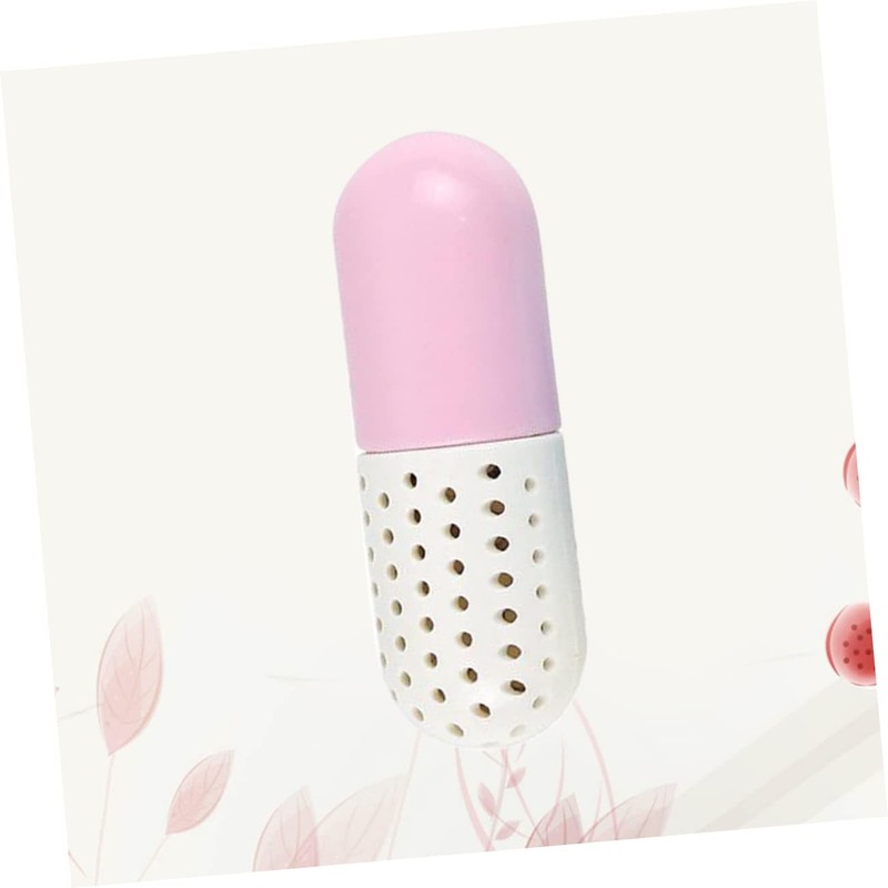 Baluue 2pcs Capsule Shaped Deodorizer Moisture Absorber for Shoes Suitcases