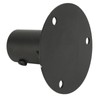 Chain Link Fence Pole Floor Flange, Heavy, Solid Fence Post