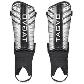 TAGVO Soccer Shin Guards for Kids Youth - Protective Soccer Equipment for Boys Girls - Adults Men Women Soccer Shin Guards - Soccer Shin Pads for Kids 3-16 Years Old Girls Boys, High Impact Resistant