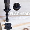 3.5 x 55 mm Black Drywall Screws, Self-Tapping, Phillips Countersunk