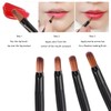 2 in 1 Mini Disposable Eyeshadow and Lip Brush, RoseFlower