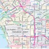 Metro Maps Los Angeles-Orange County-Riverside Detailed Region Wall Map (67"x44")