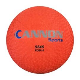 Cannon Sports Red Rubber Playground Ball for 4 Square, Dodgeball, Kickball & Handball (7 Inch)