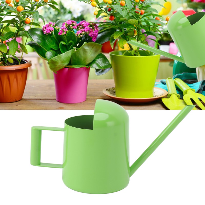 Garden Watering Can Multipurpose Retro Stainless Steel Long Spout Watering