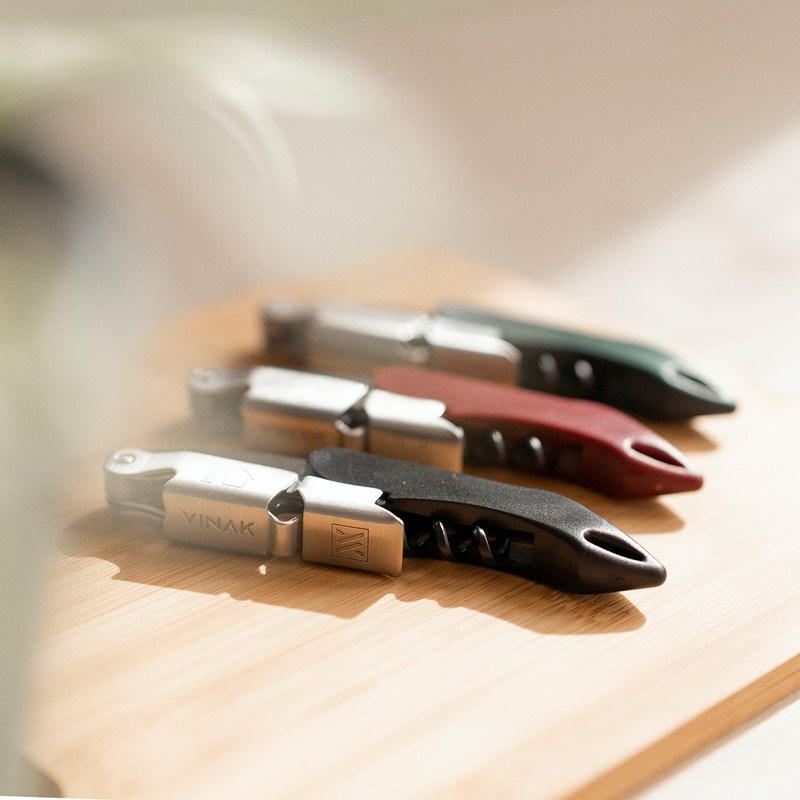 VINAK XPERT Professional Waiter's Stainless Steel Corkscrew with Double Joint