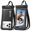PEDVSTY Floating Waterproof Phone Pouch 2 Pack - Up to