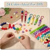 MAIBAOTA 120 Pcs Silicone Beads 24 Colors 15 mm Silcone