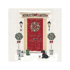 Pack of 8 Welcome Home Festive Westie RSPCA Charity Christmas Cards Xmas Cards 556991