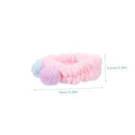 Healeved 2Pcs Cute Hair Bands for Women Soft Spa Headbands for Makeup Adorable Cartoon Style Hair Accessories for Face Washing and Beauty