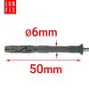 Mounting clips for quick plaster profile 23 mm with impact