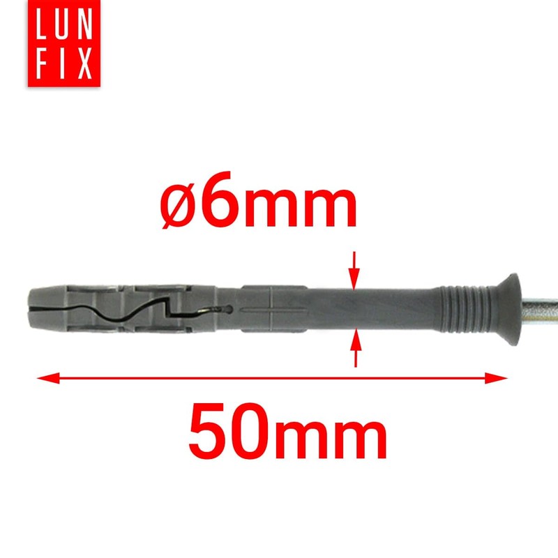 Mounting clips for quick plaster profile 23 mm with impact