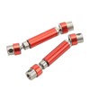 2PCS Front Rear Center Drive Shaft Aluminum Alloy Wear Resistant