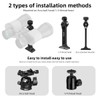 Binocular Tripod Mount Adapter with Quick Release Button, 1/4 Inch