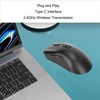 Wireless Mouse 2.4G USB Receiver 800 to 4800 DPI Ergonomic