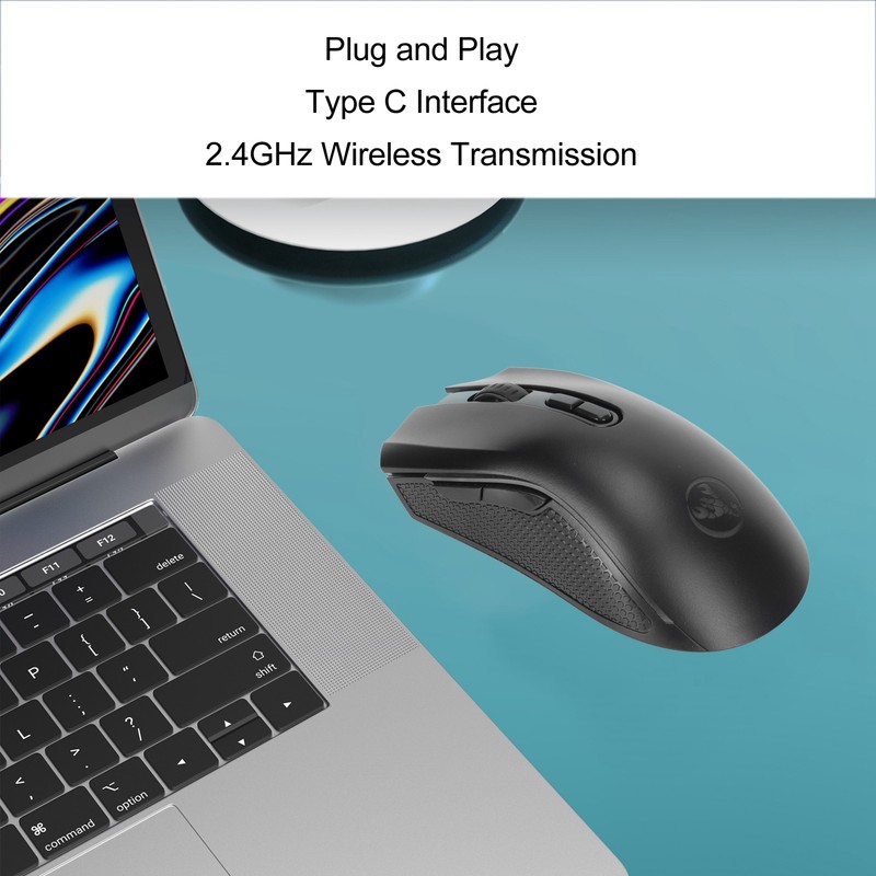 Wireless Mouse 2.4G USB Receiver 800 to 4800 DPI Ergonomic
