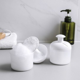 Daily Gonggam Modern Face Wash Foamer Shaving Foamer Bubble Maker, 2 Pieces, White / 데일리공감 모던 세안 거품기 면도거품기 버블메이커, 2개, 화이트