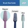 TePe Select Soft Toothbrush, Adult Soft-Bristle Toothbrush with Tapered Head