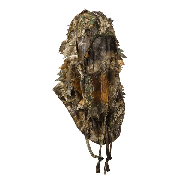 Titan 3D Camouflage Leafy Face Mask - One Size Fits All Hunting Gear, Full Face Mask with Real Tree Edge Pattern, to Pair with Ghillie Camo Suit, Designed for Turkey Hunting, Stalking Game and More