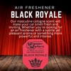 Wonder Wafers 75 count Air Fresheners Individually Wrapped, Black Royale