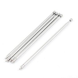5 Pcs Universal Telescopic Metal Long Antenna， for Remote Control Accessory Children's Electric Ride on Toys RC Car Replacement Parts