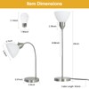 RISLG LED Desk Lamp for Home Office, 3 Levels Dimmable