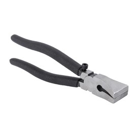 Healeved Flat Mouth Tool Pliers Professional Multi-purpose Handwork Pliers with Anti- Handle Design for Household Tasks Construction for Riveting Wiring and Electrical Work Black