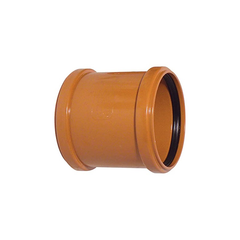 Slip Coupler (Double Socket) 110mm Underground Drainage Pipe Fittings Bend